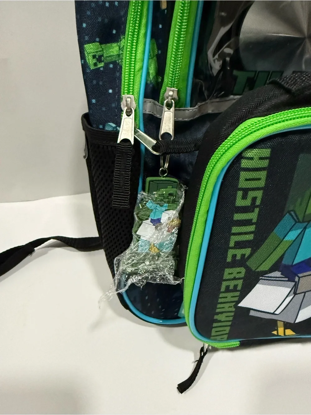 Minecraft Kids Backpack in Green & Blue